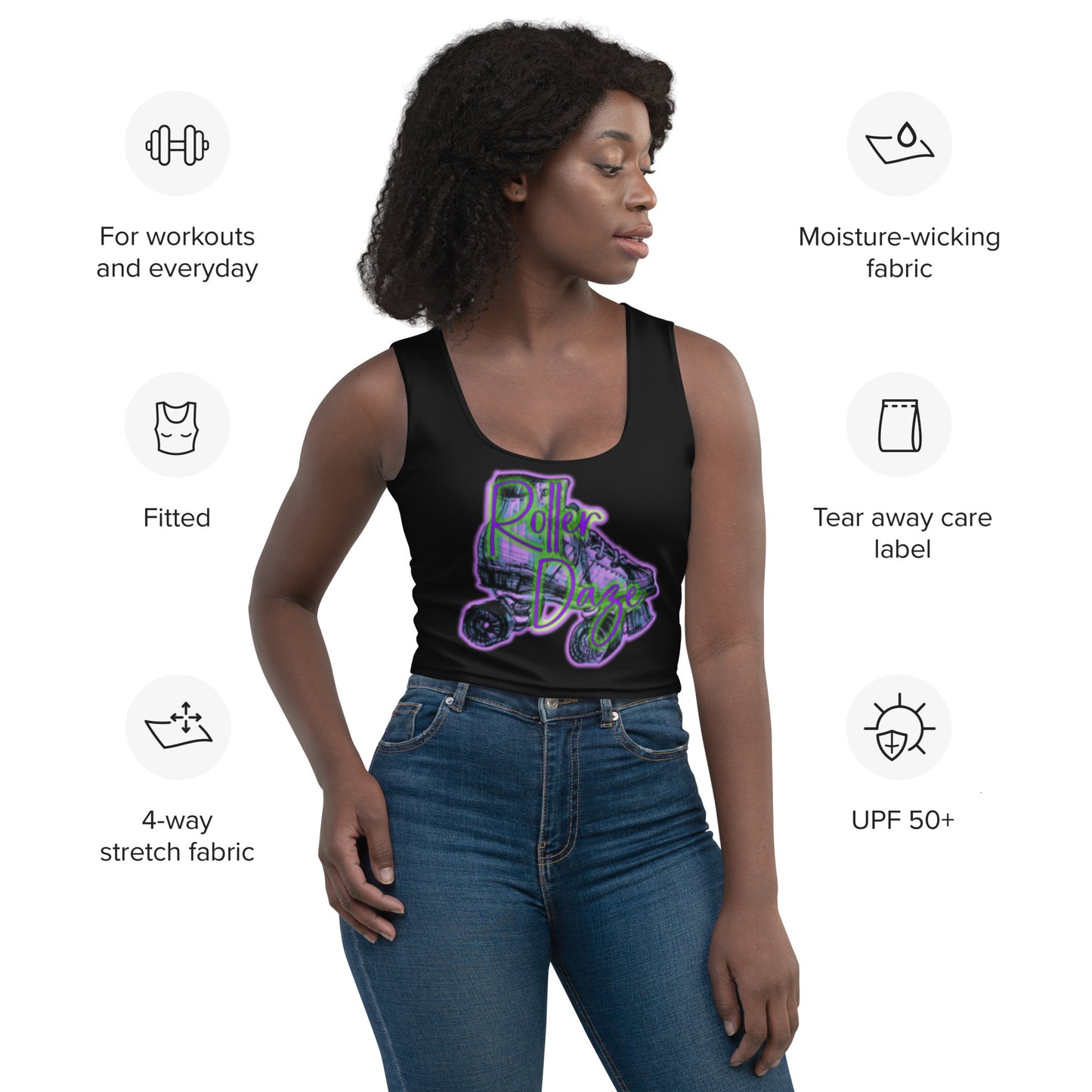 Roller Daze Tank Crop Top
