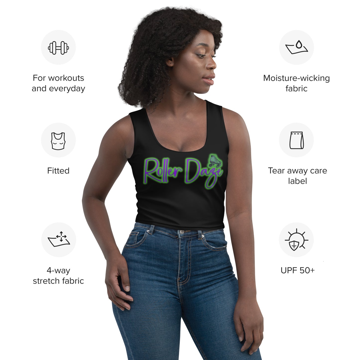 Roller Daze #2 Tank Crop Top
