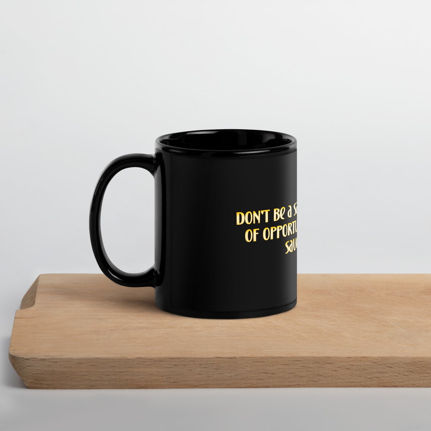 Be A Facilitator Black Glossy Mug