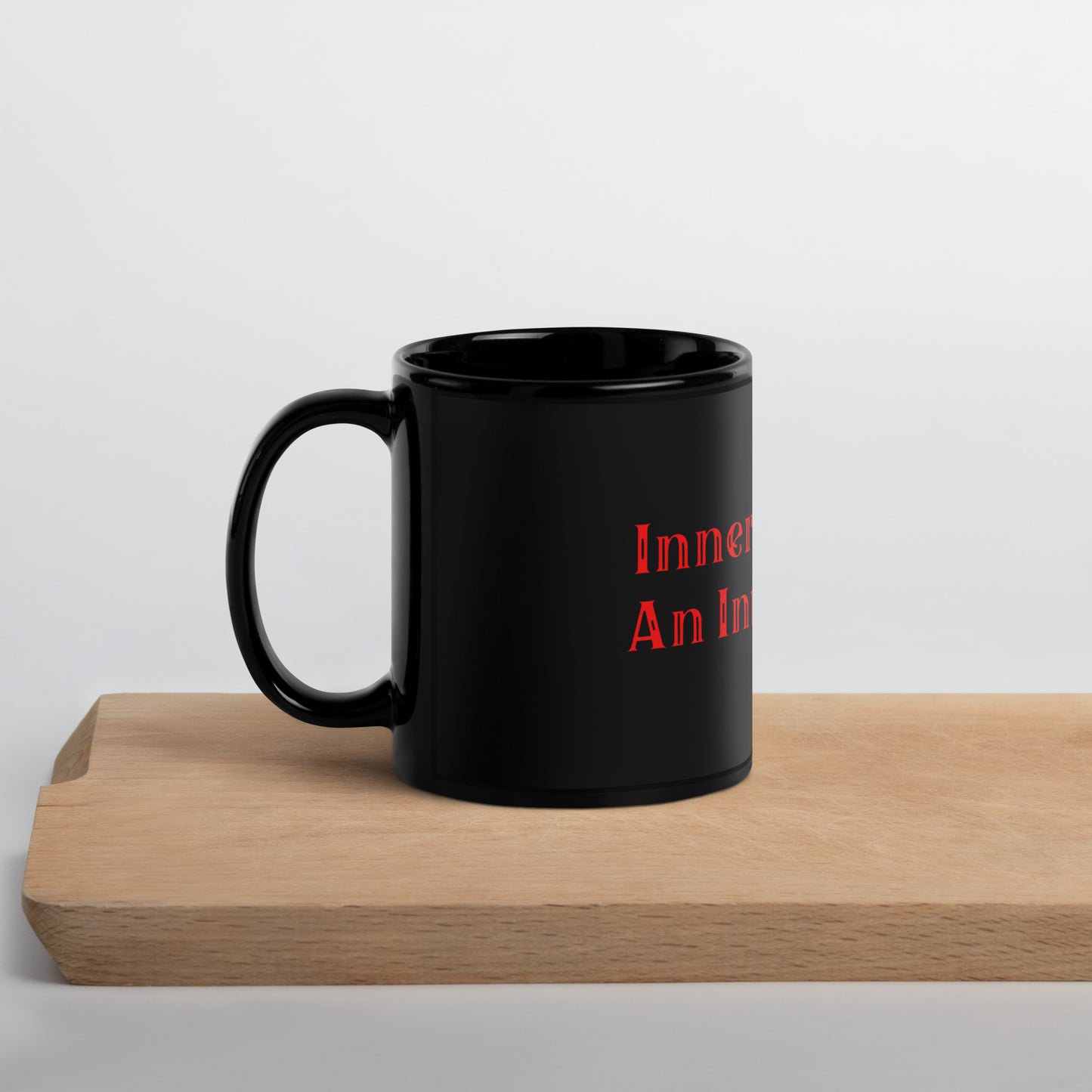 Inner Fears Black Glossy Mug