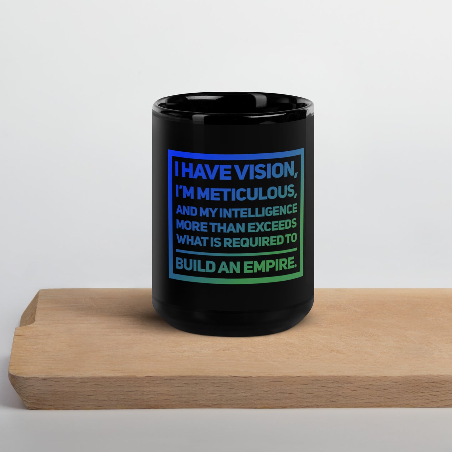 An Empire #2 Black Glossy Mug