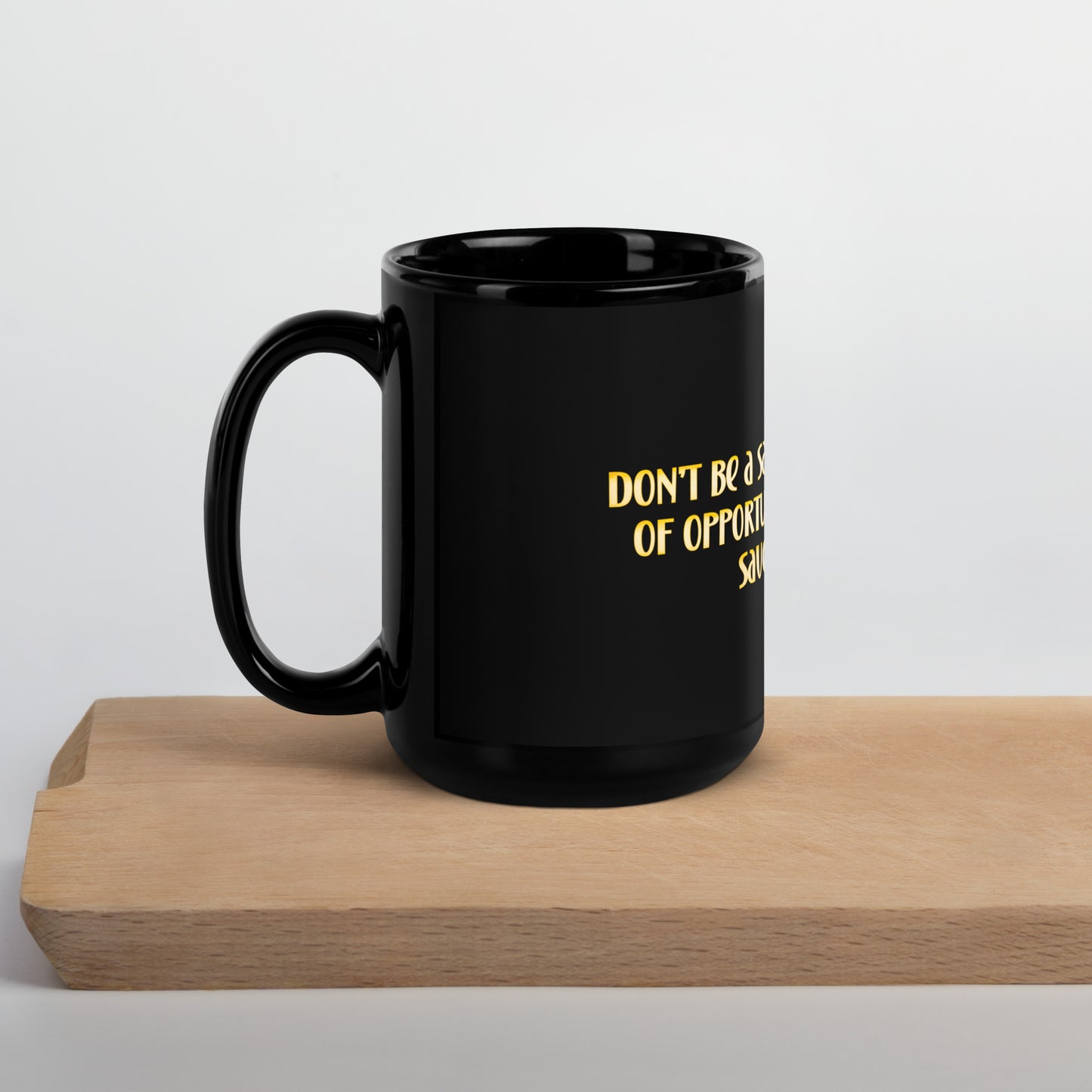 Be A Facilitator Black Glossy Mug