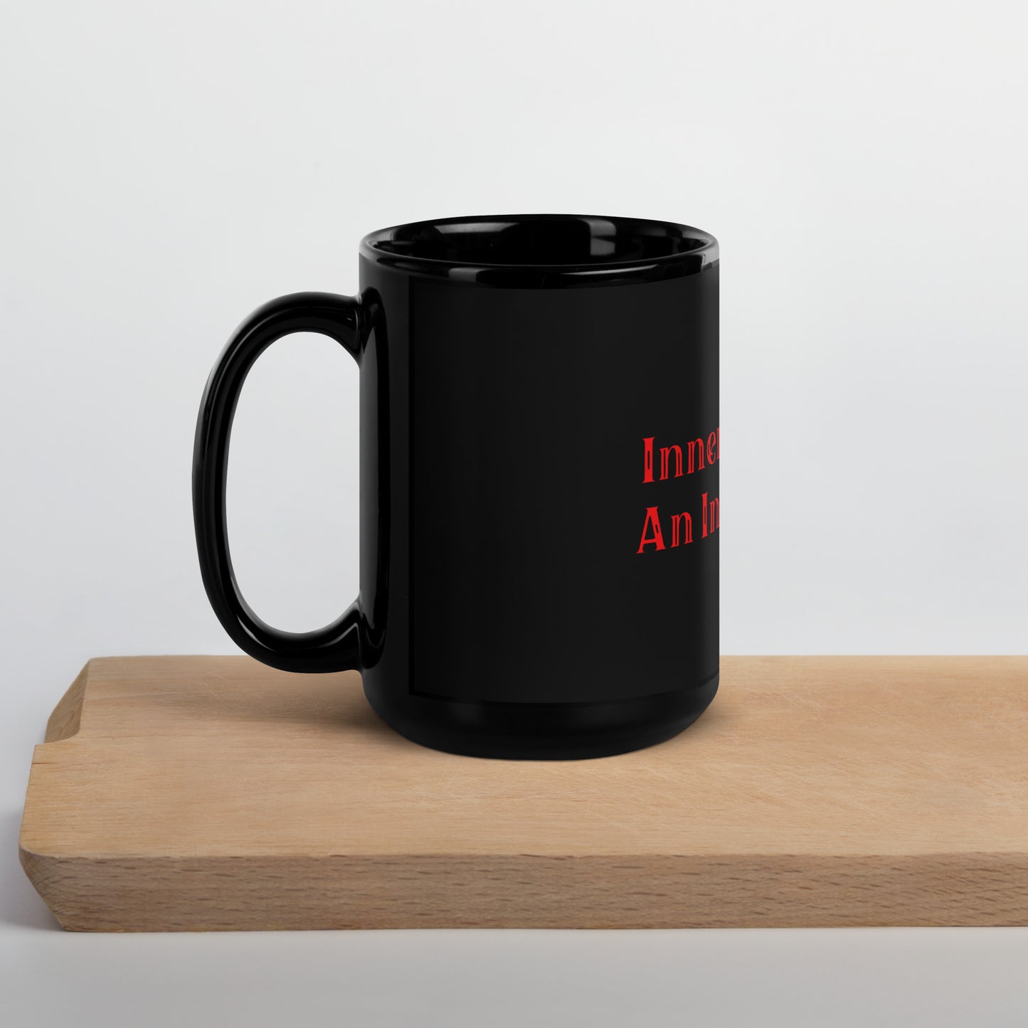 Inner Fears Black Glossy Mug