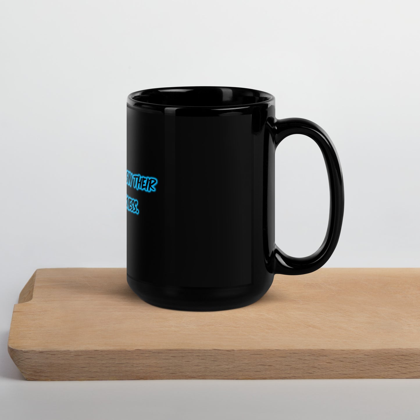 In Darkness Black Glossy Mug