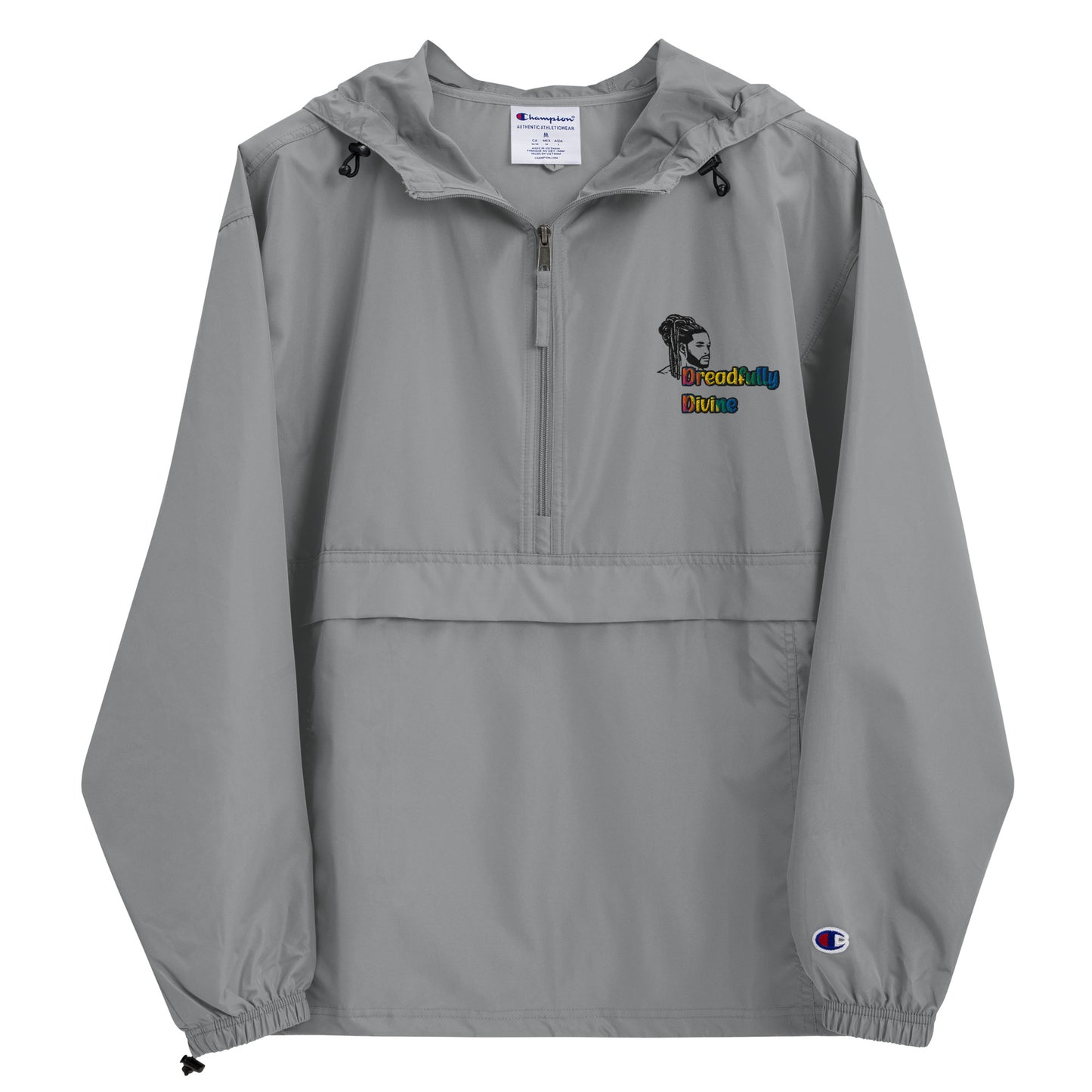 DD Man (Multi-Color) Embroidered Champion Packable Jacket