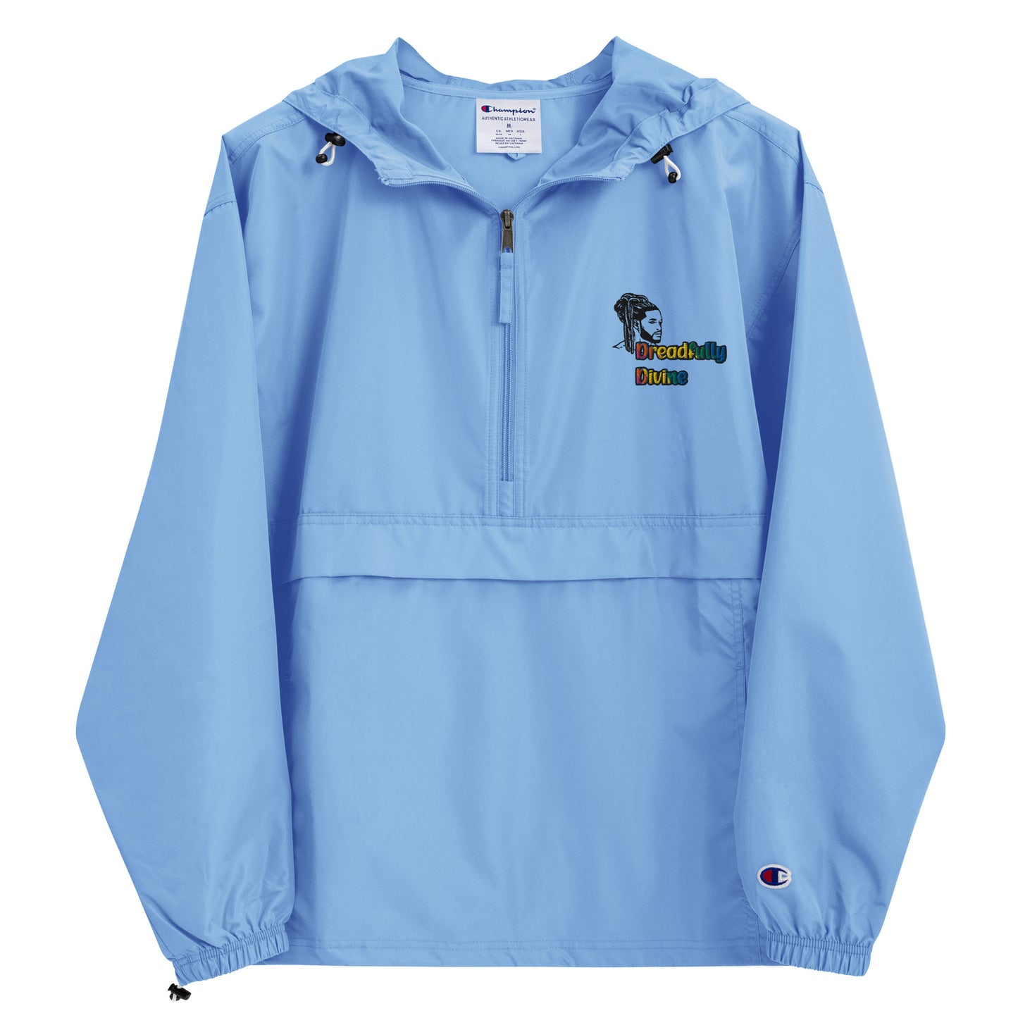 DD Man (Multi-Color) Embroidered Champion Packable Jacket