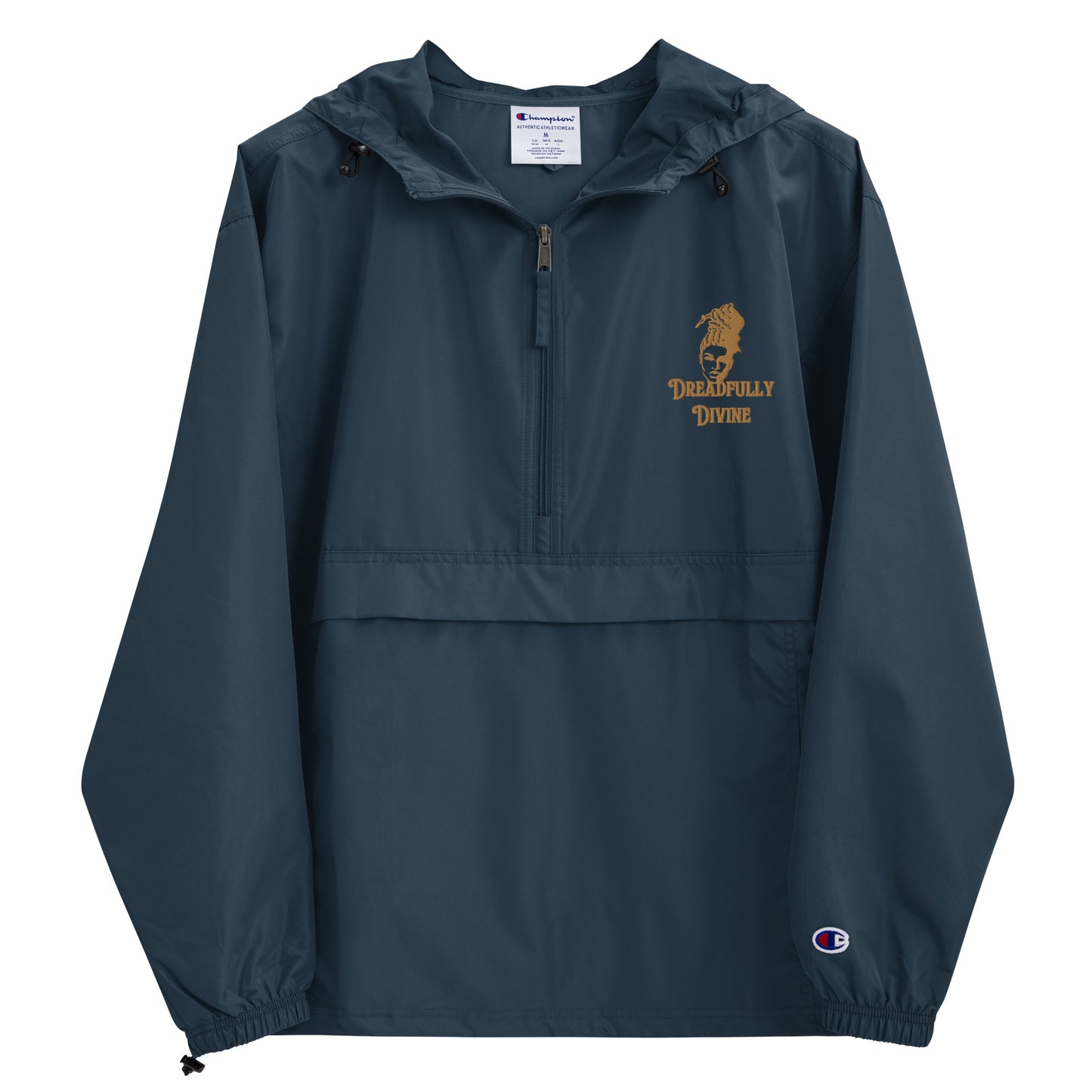 DD Woman #2 (Gold) Unisex Embroidered Champion Packable Jacket