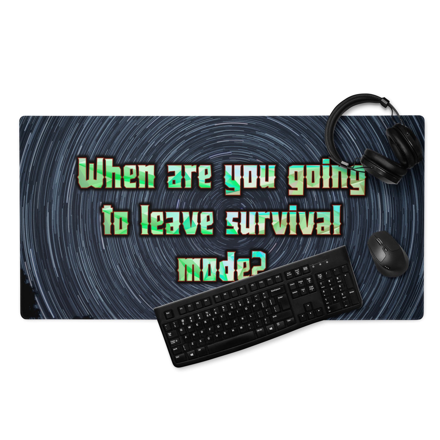 Survival Mode Gaming Mouse Pad