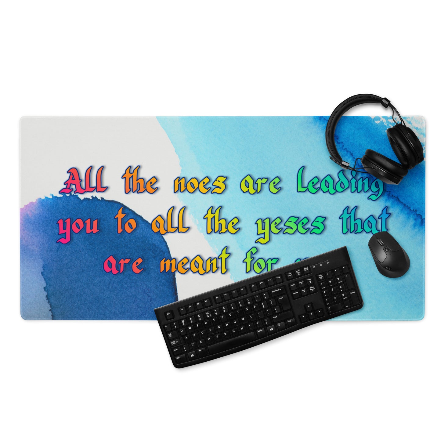All The Noes Gaming Mouse Pad