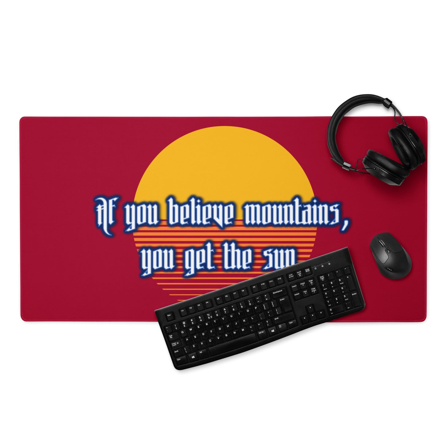Believe Mountains Gaming Mouse Pad