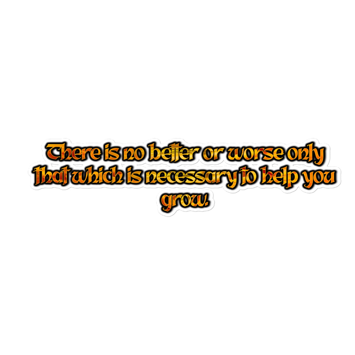 Better Or Worse Bubble-free Stickers