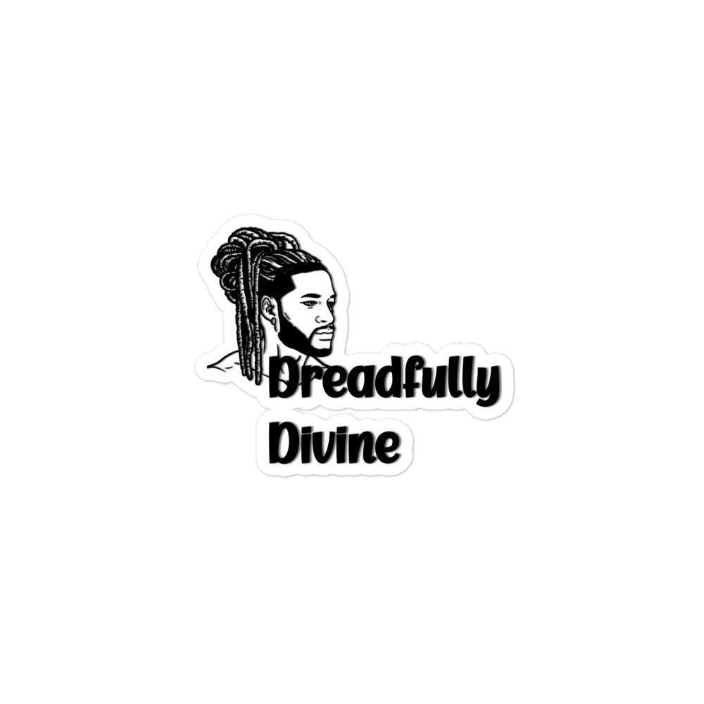 DD Man (Black) Bubble-free Stickers