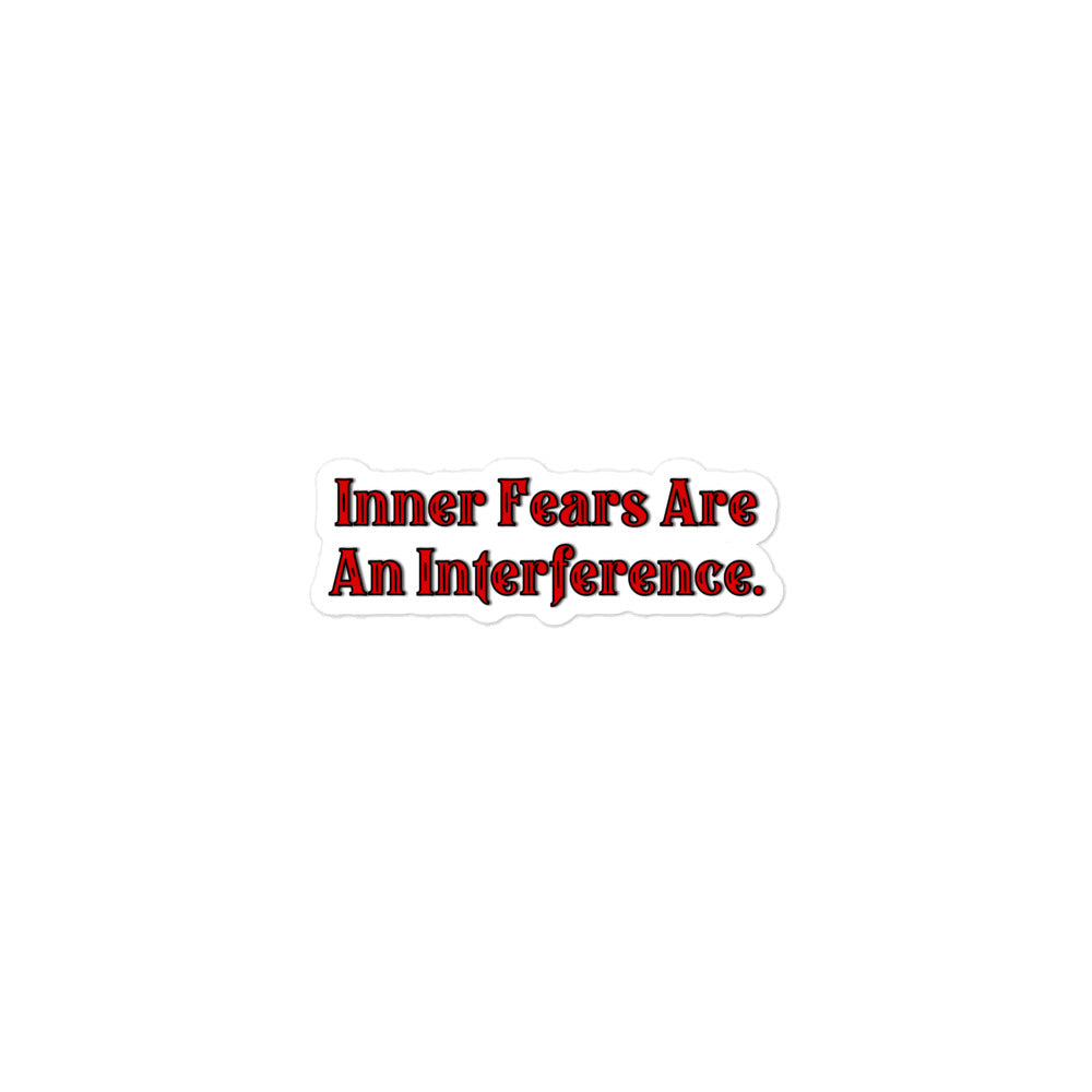 Inner Fears Bubble-free Stickers