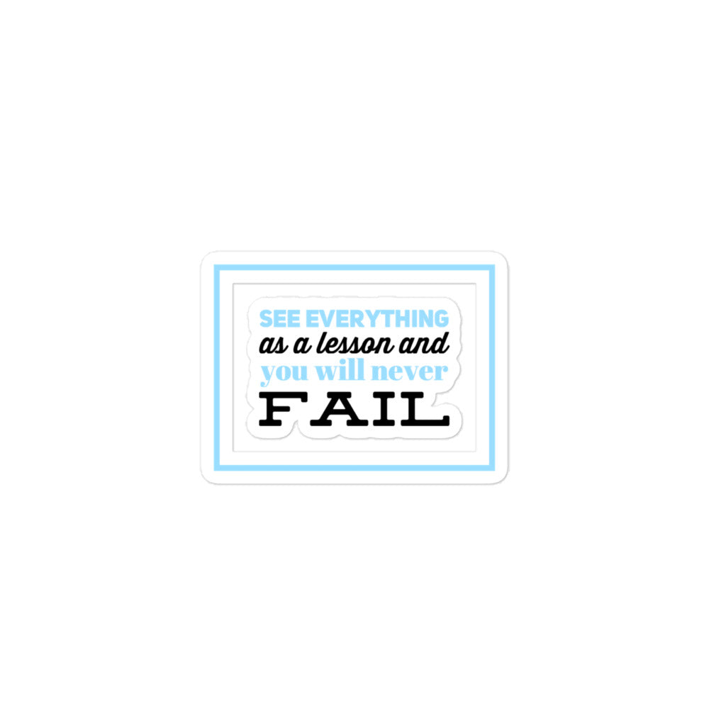 A Lesson #2 Bubble-free Stickers