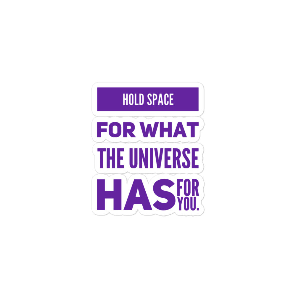 Hold Space #2 Bubble-free Stickers