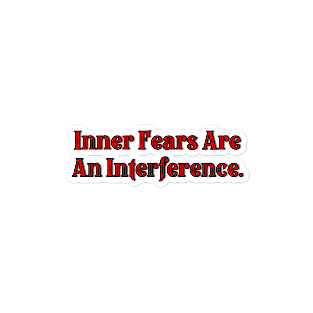 Inner Fears Bubble-free Stickers