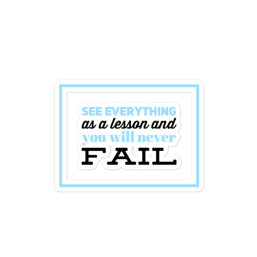 A Lesson #2 Bubble-free Stickers