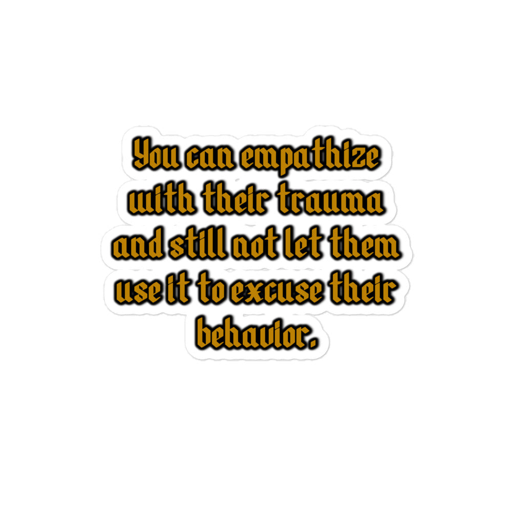 Empathy #1 Bubble-free Stickers