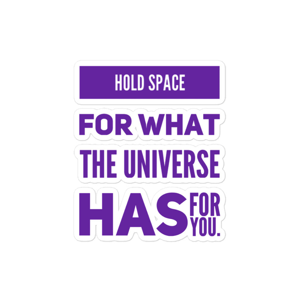 Hold Space #2 Bubble-free Stickers