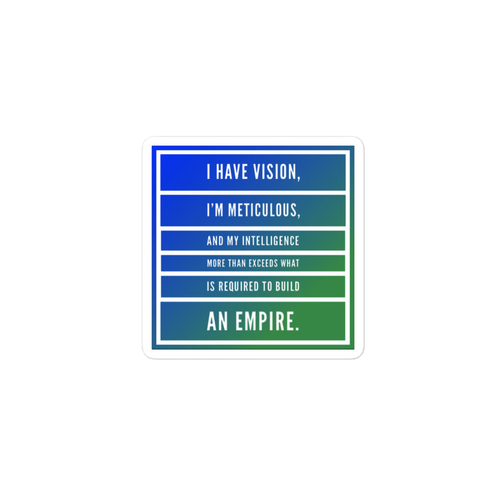 An Empire #1 Bubble-free Stickers