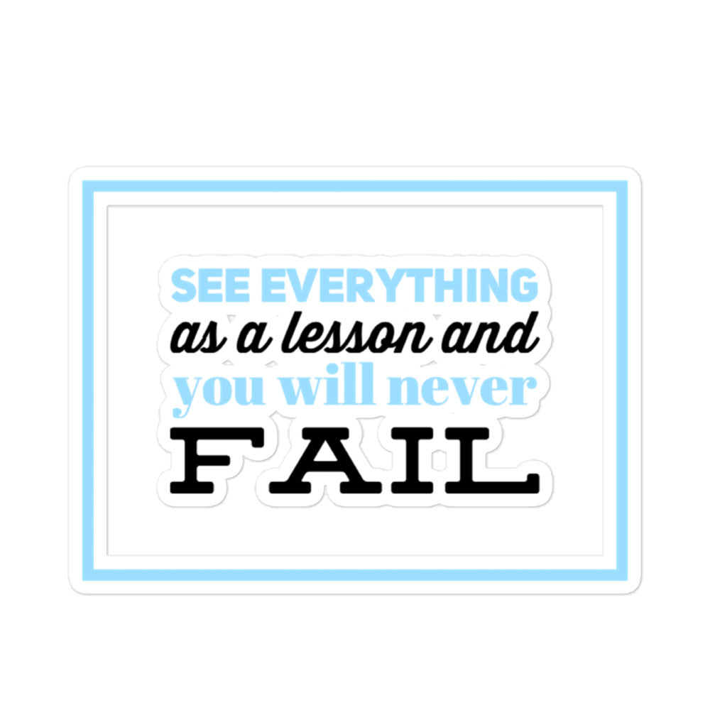 A Lesson #2 Bubble-free Stickers