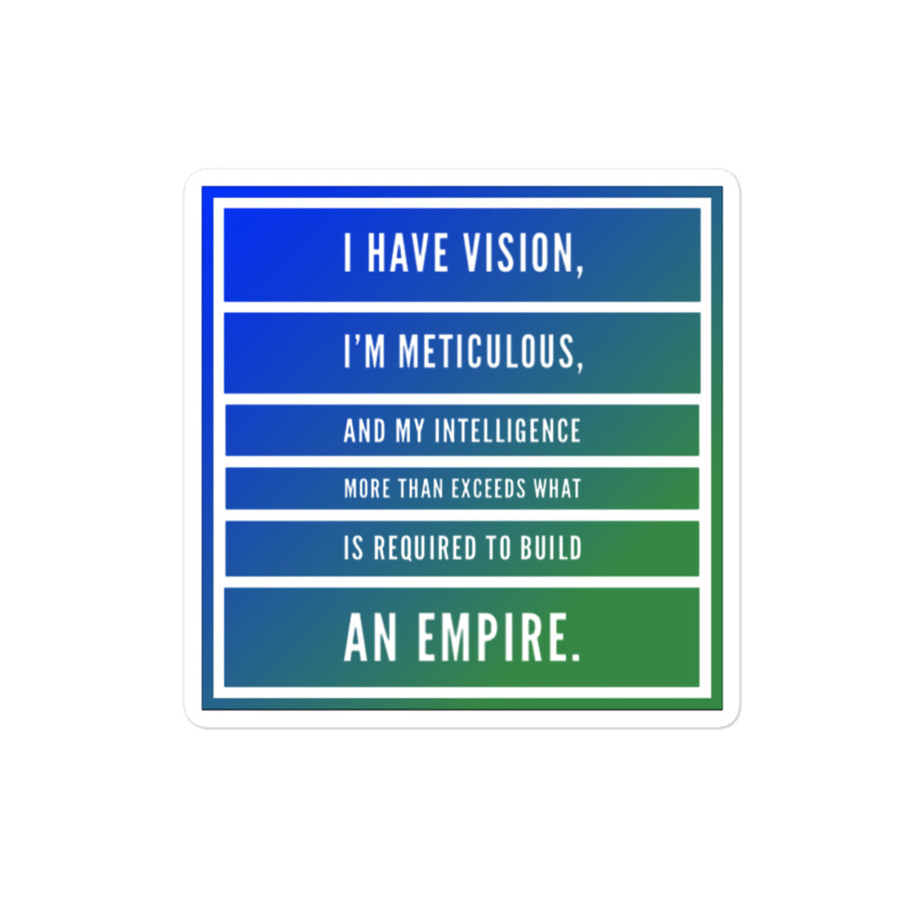 An Empire #1 Bubble-free Stickers