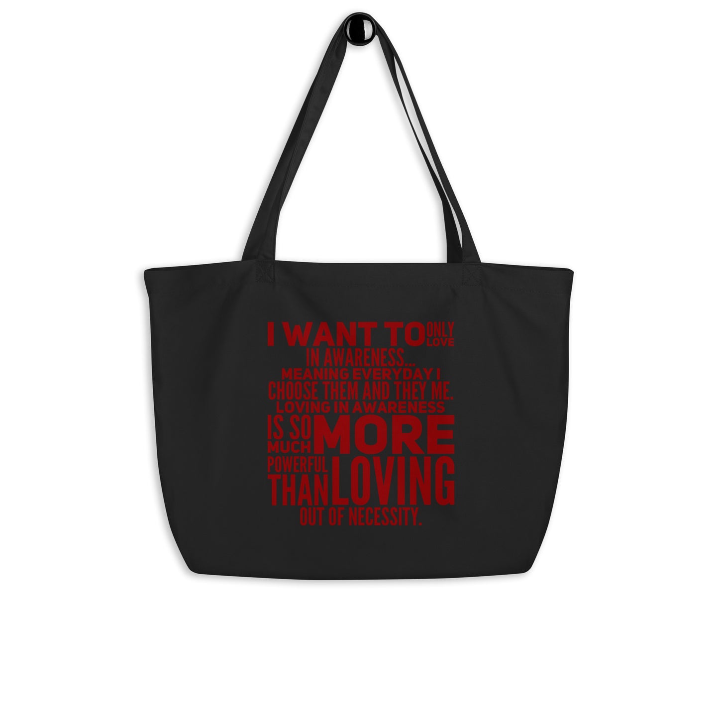 More Powerful Large Organic Tote Bag