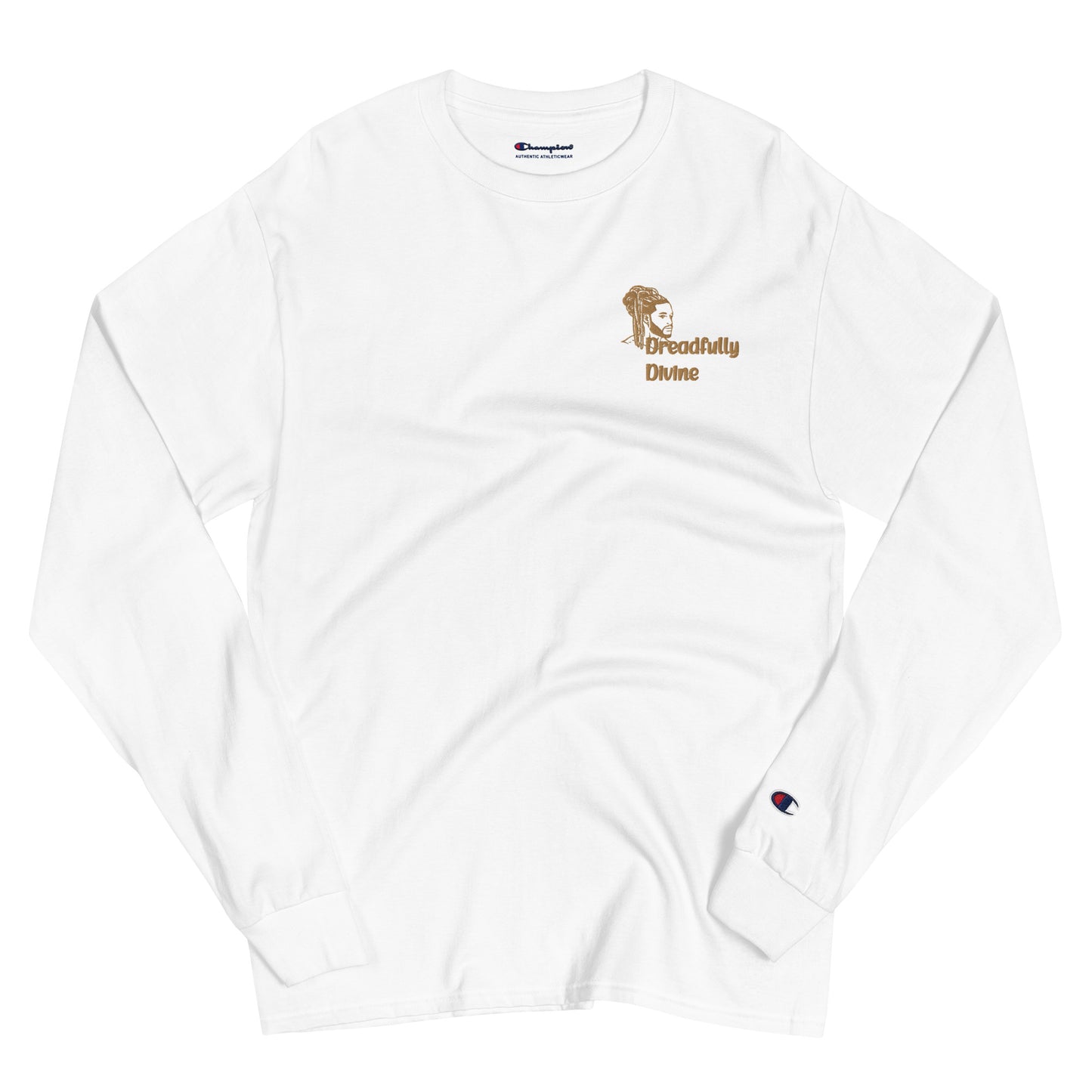 DD Man (Gold) Men's Champion Long Sleeve Shirt