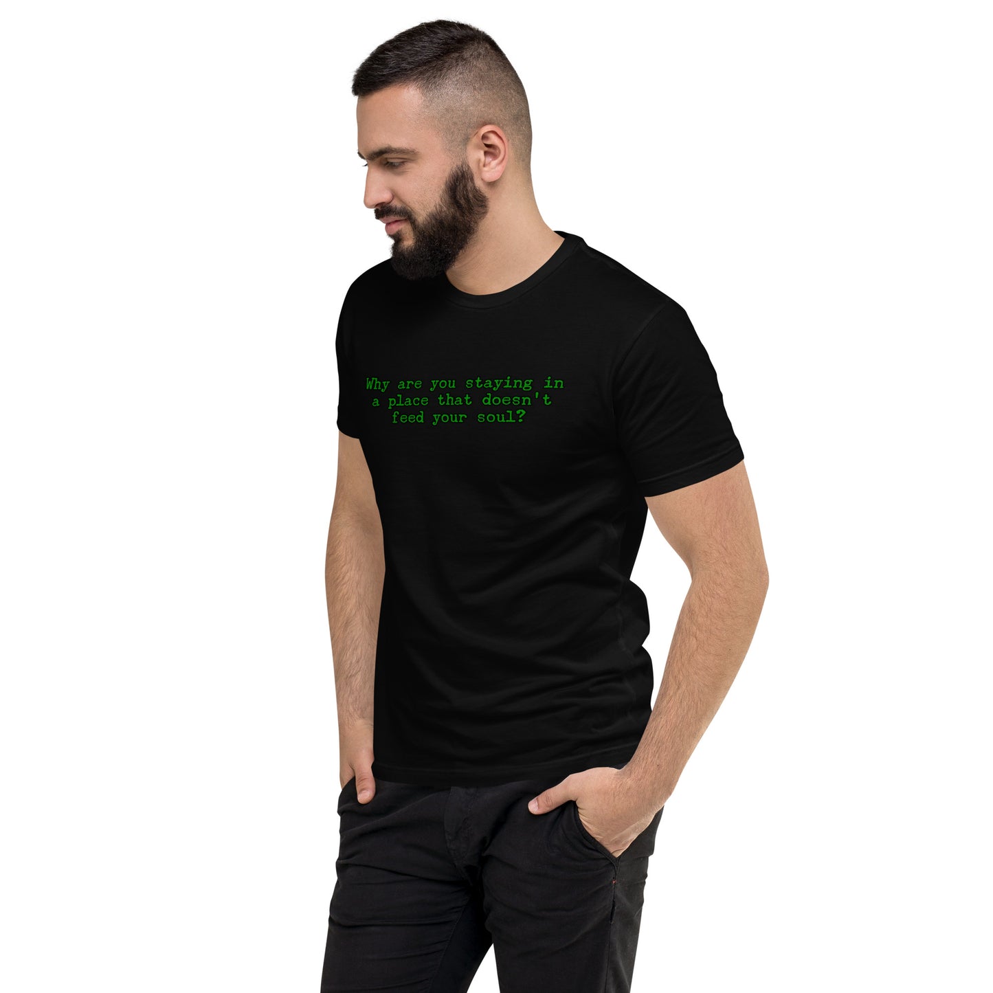 Feed Your Soul Men's Fitted Short Sleeve T-shirt