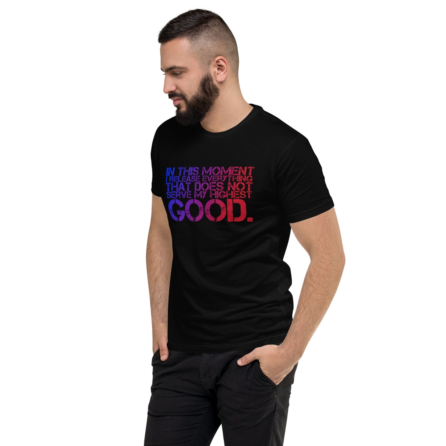 Release Everything Men's Fitted Short Sleeve T-shirt