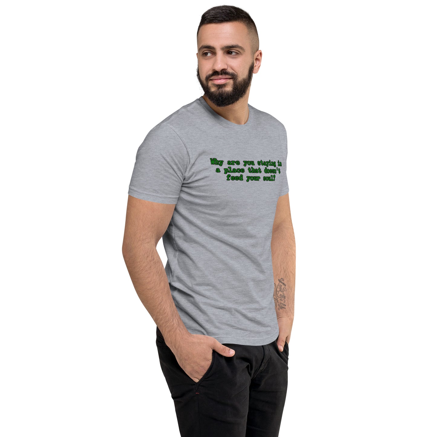 Feed Your Soul Men's Fitted Short Sleeve T-shirt