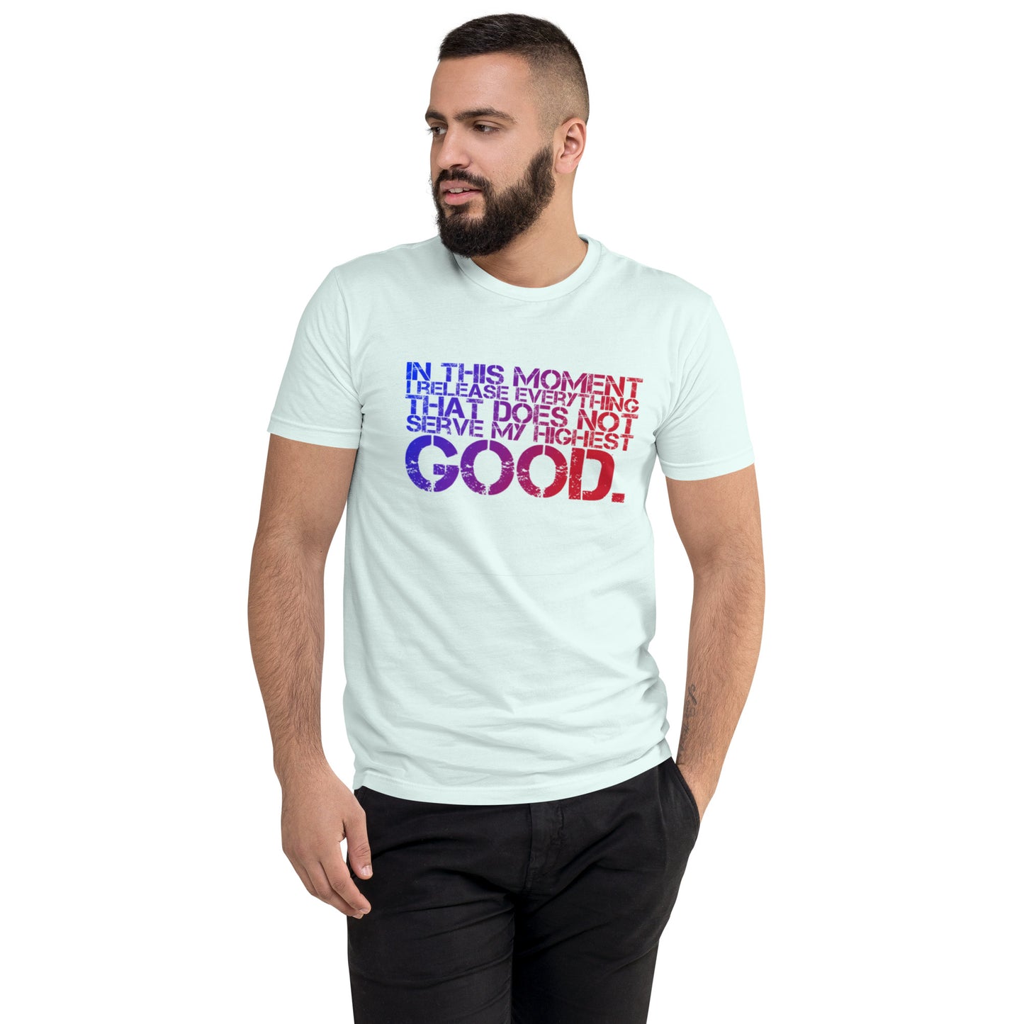 Release Everything Men's Fitted Short Sleeve T-shirt