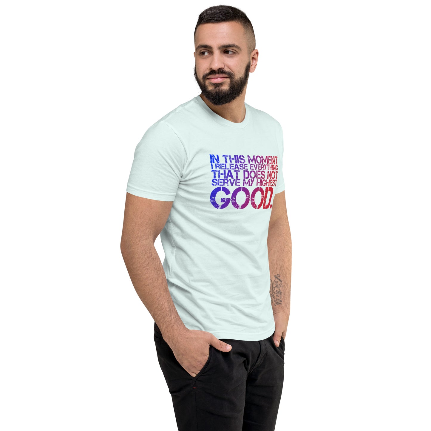 Release Everything Men's Fitted Short Sleeve T-shirt