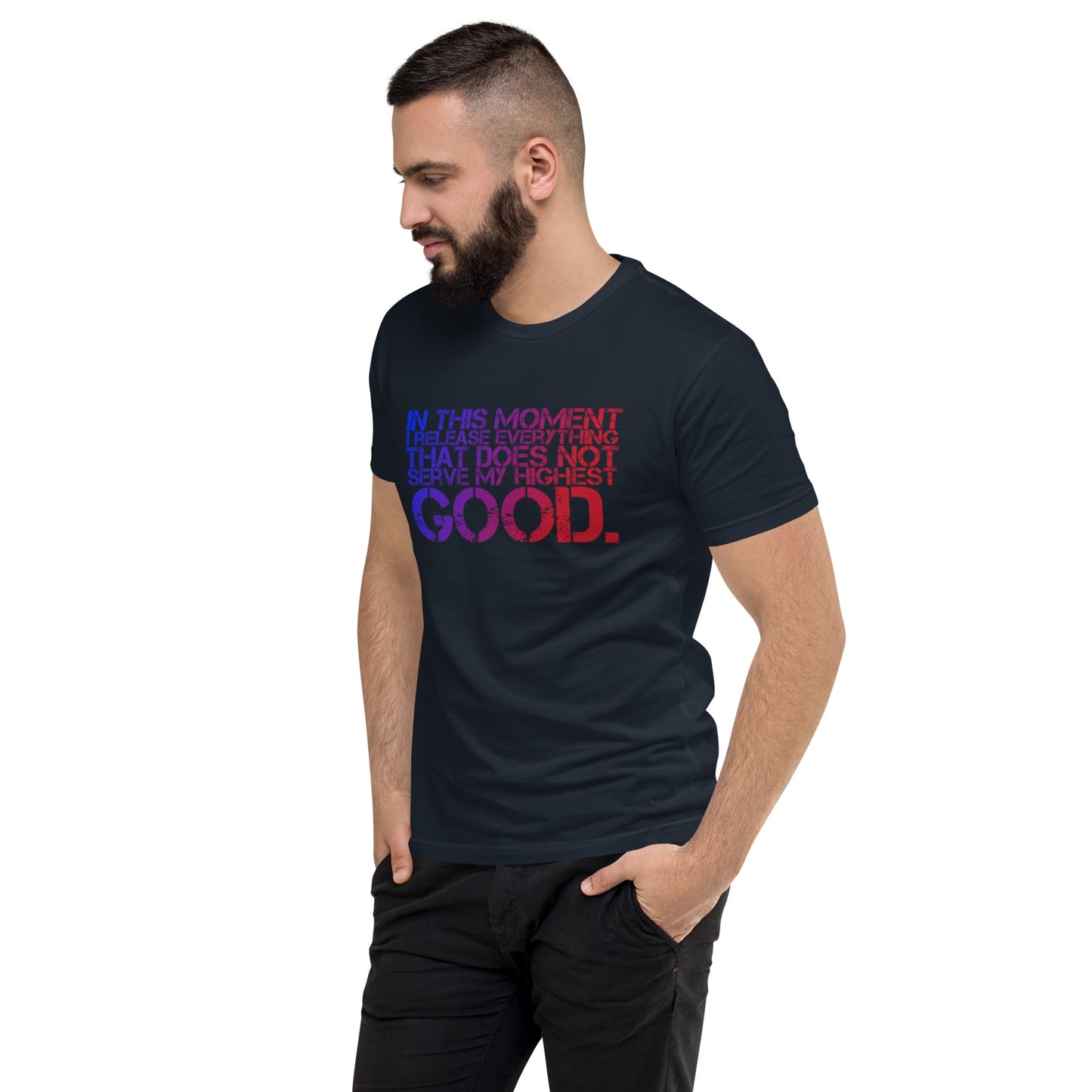 Release Everything Men's Fitted Short Sleeve T-shirt