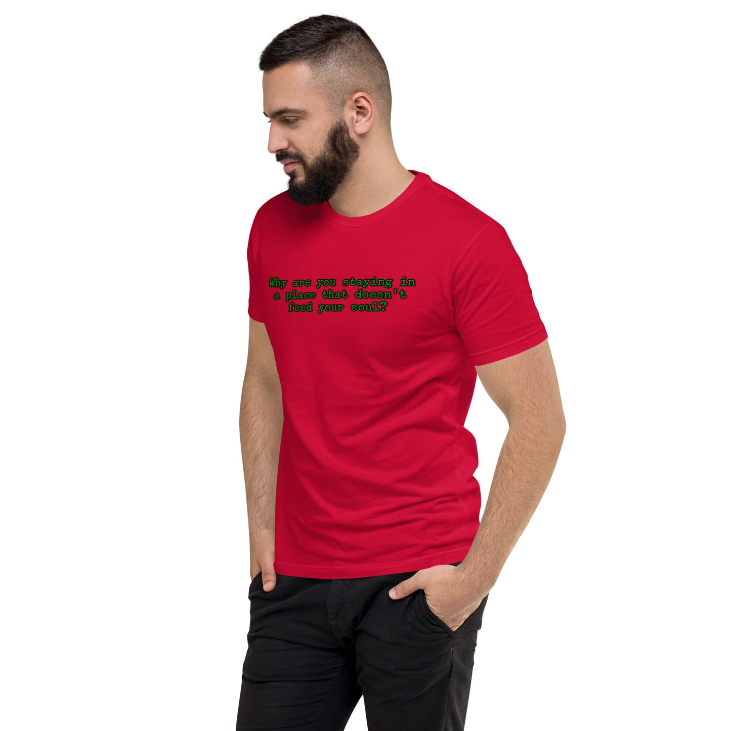 Feed Your Soul Men's Fitted Short Sleeve T-shirt