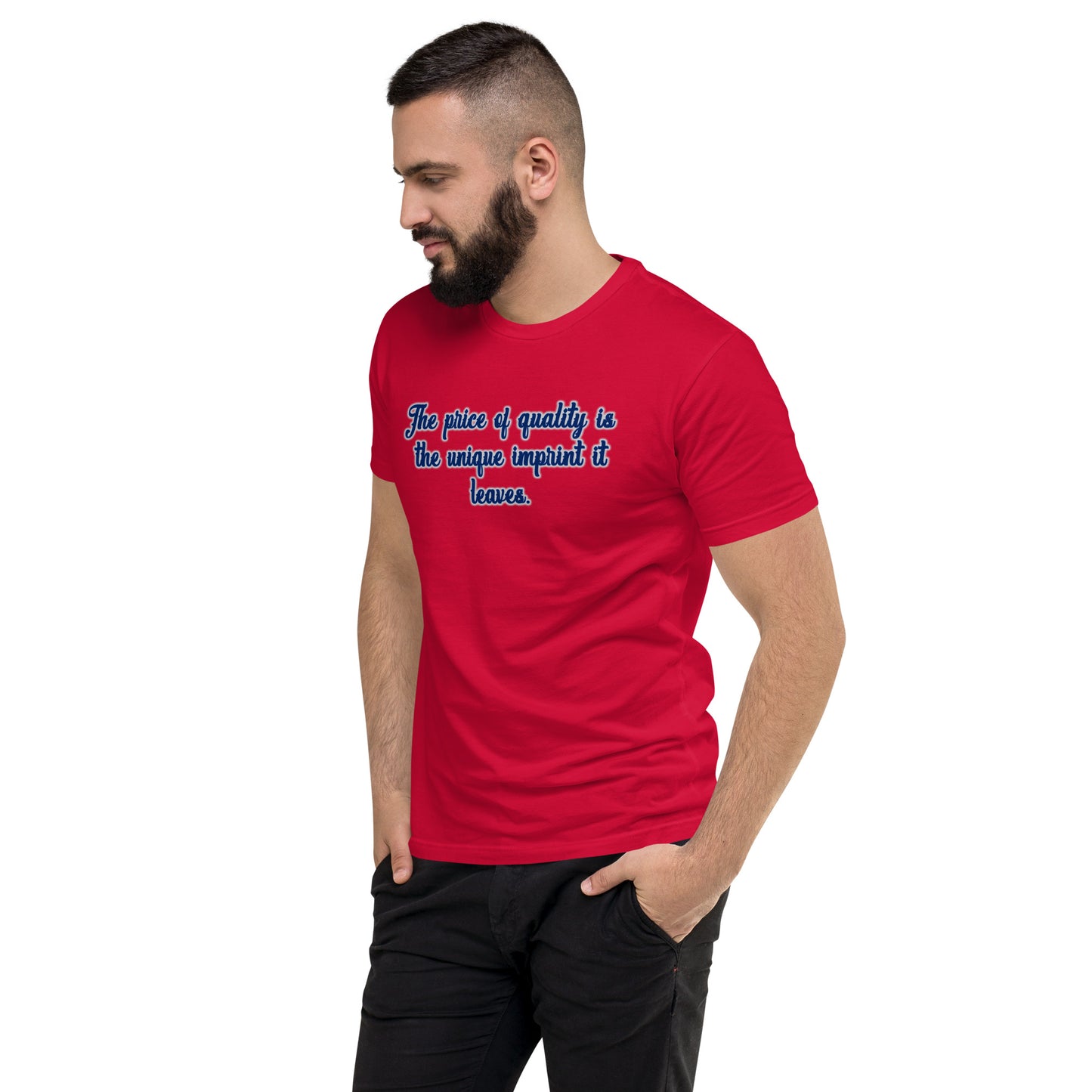 Price of Quality Men's Fitted Short Sleeve T-shirt