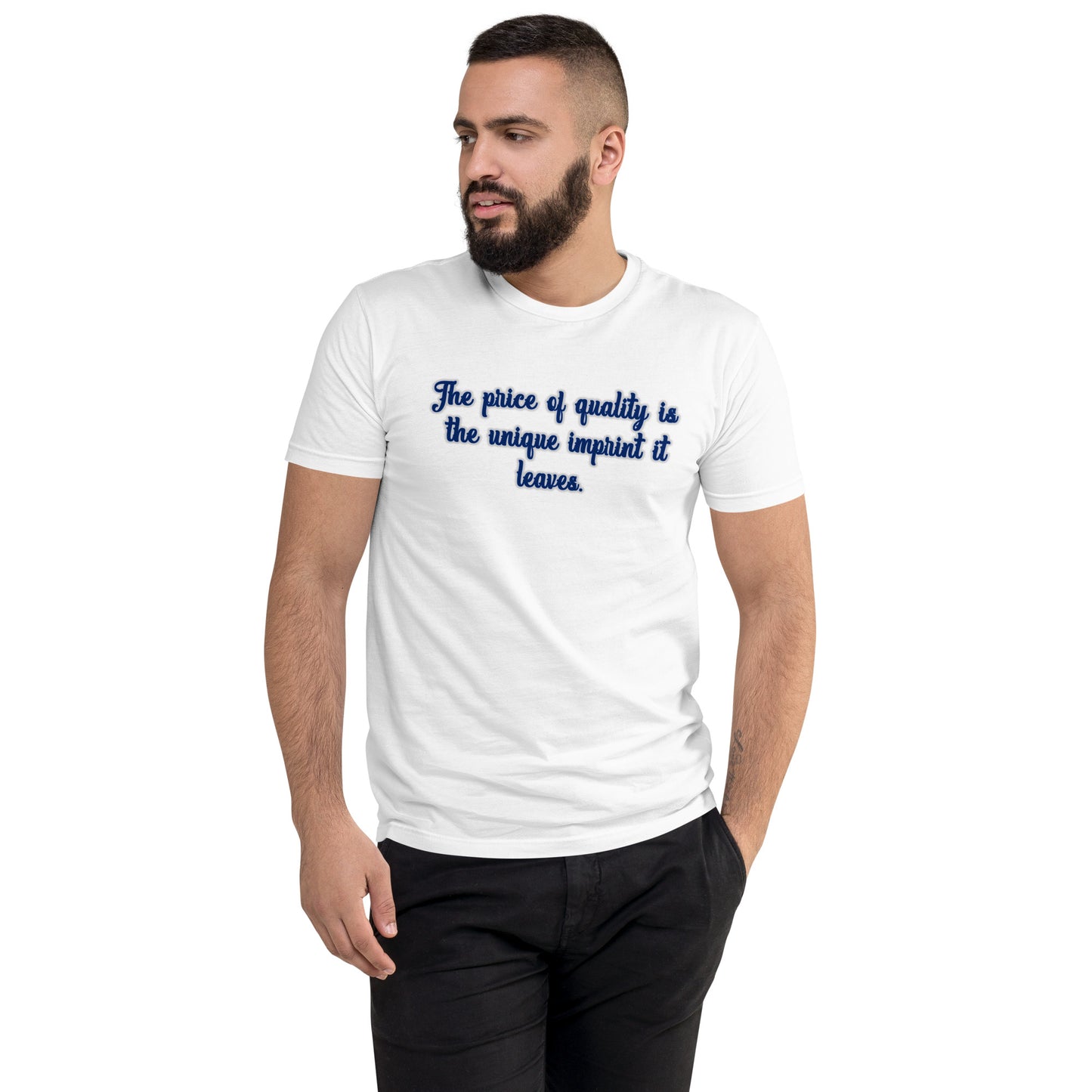 Price of Quality Men's Fitted Short Sleeve T-shirt