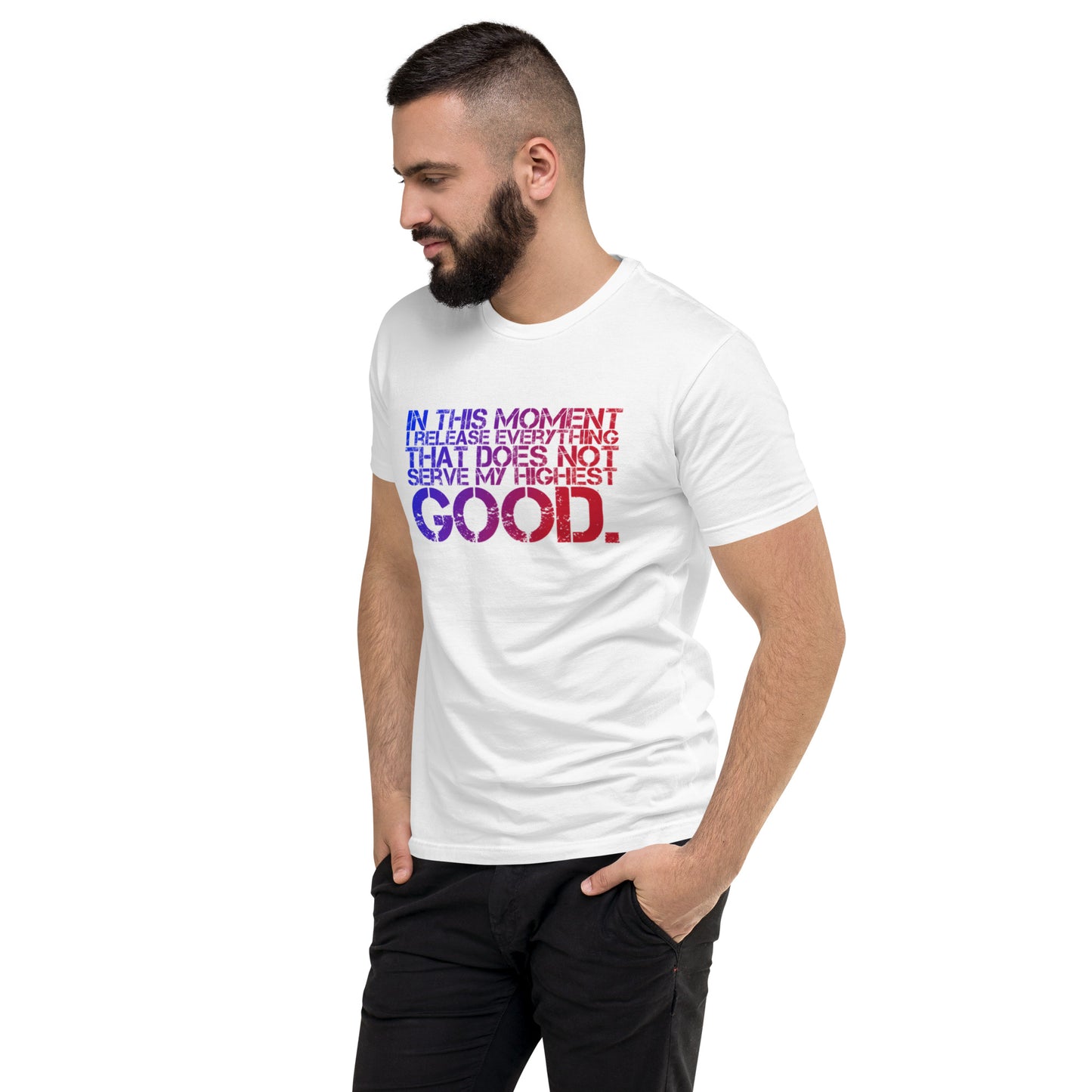 Release Everything Men's Fitted Short Sleeve T-shirt