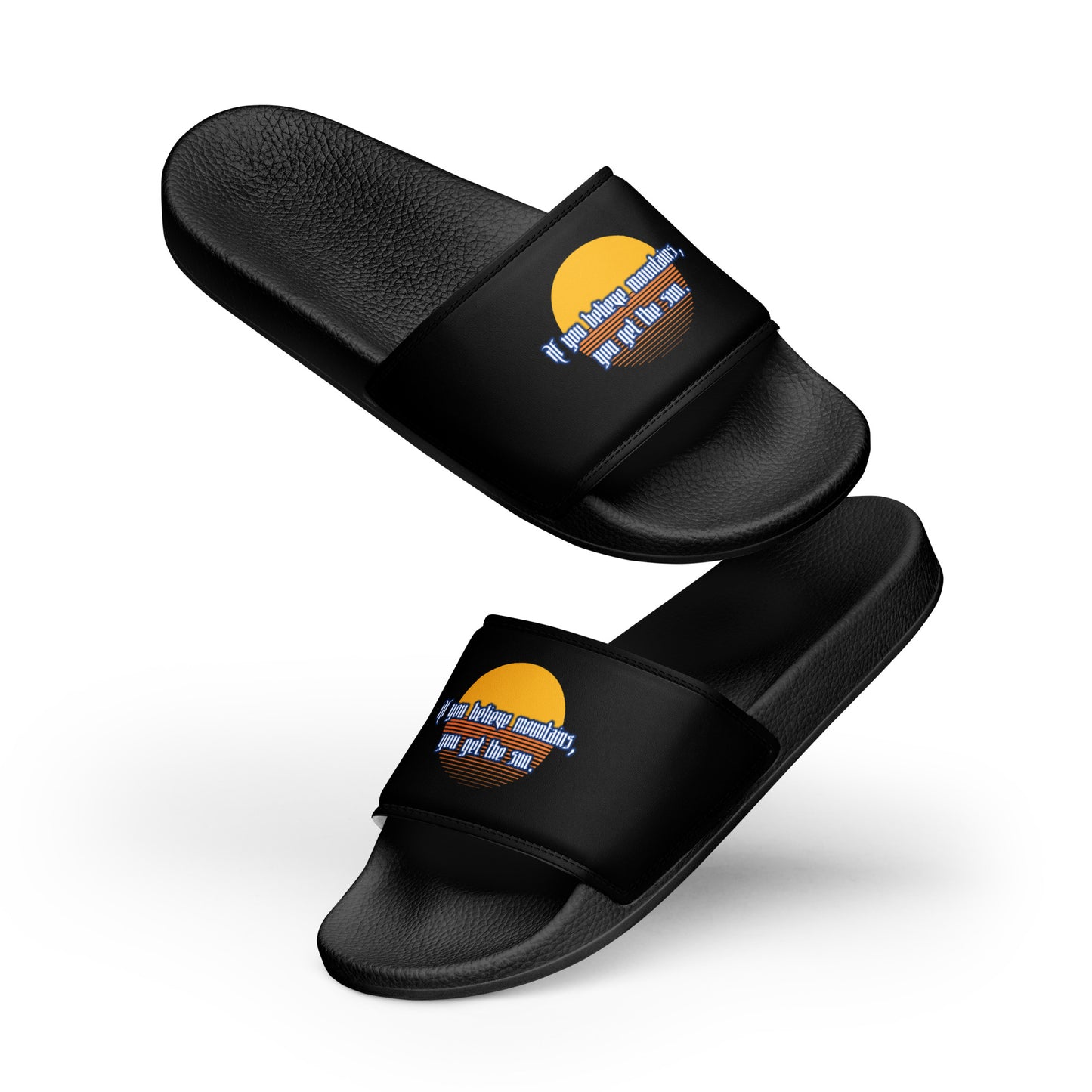 Believe Mountains Men’s Slides