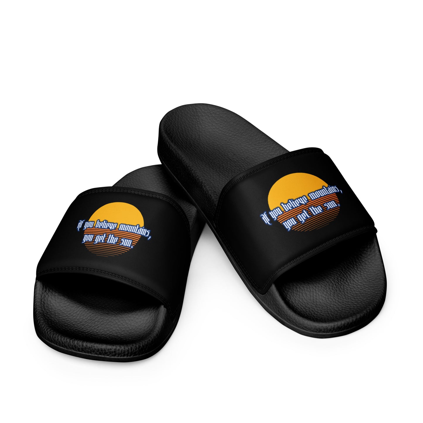 Believe Mountains Men’s Slides
