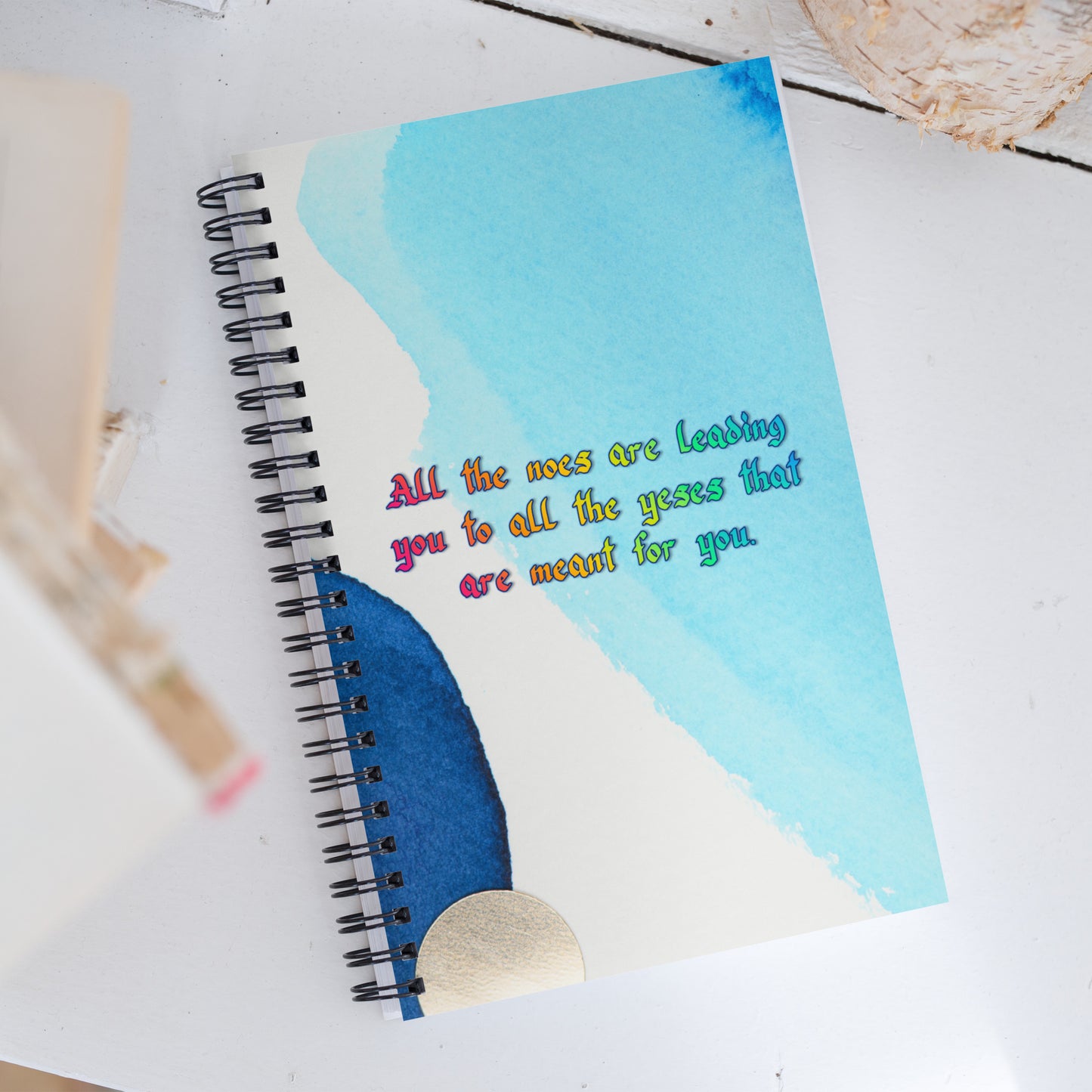 All The Noes Spiral Notebook