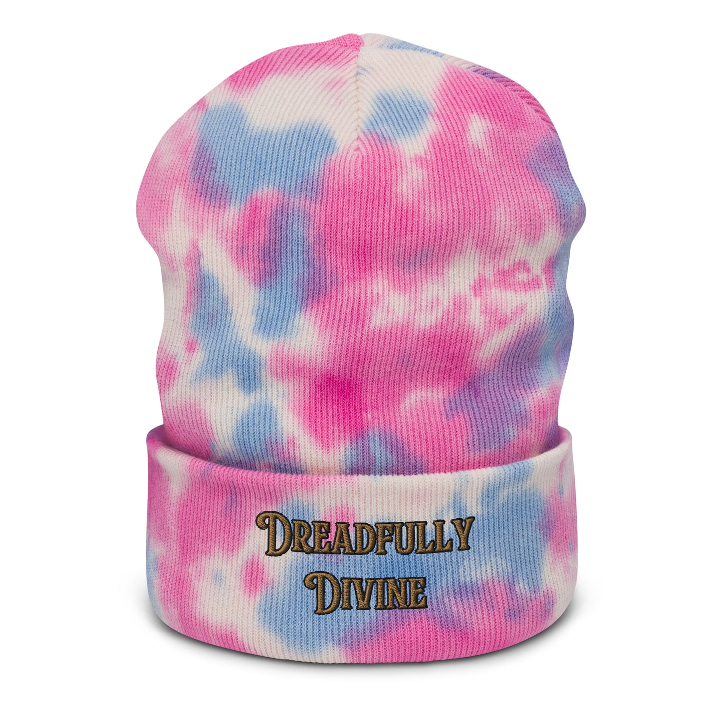 DD Logo (Gold) Tie-dye Beanie