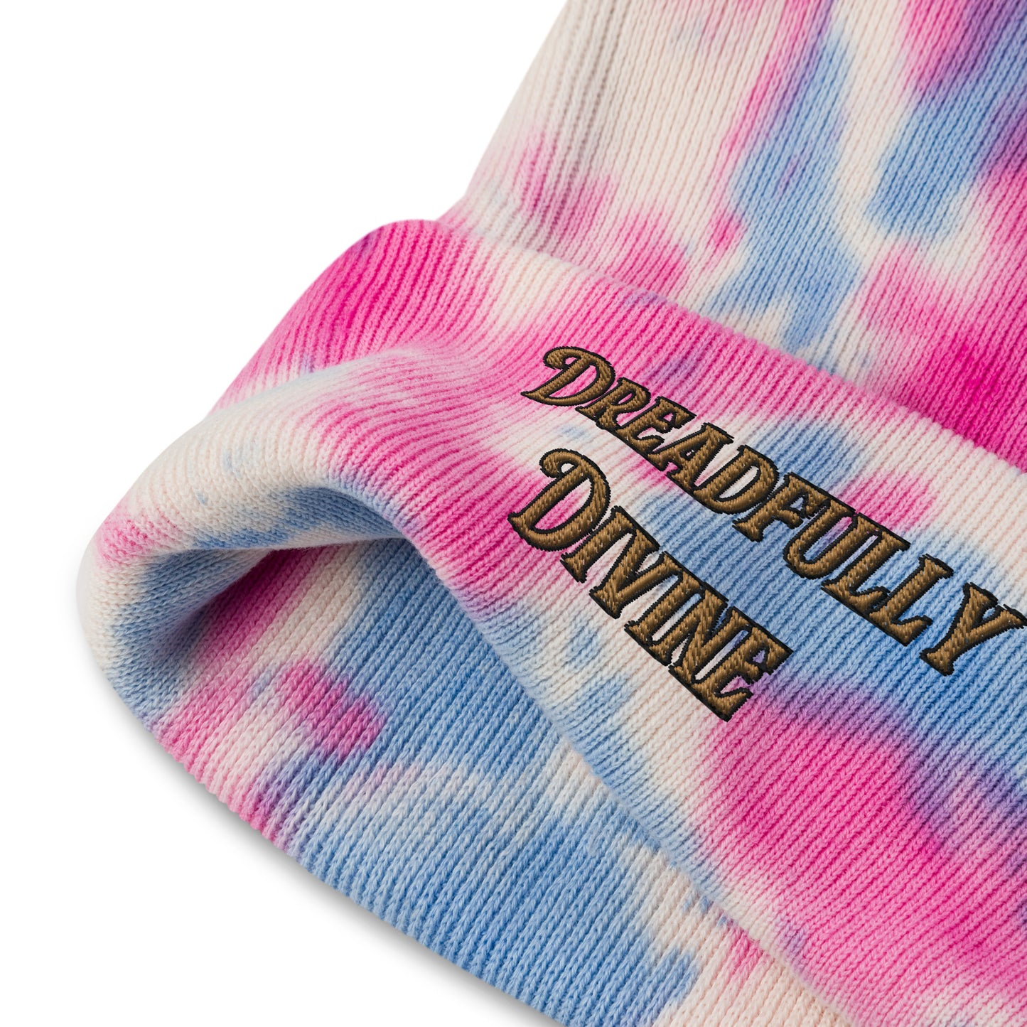 DD Logo (Gold) Tie-dye Beanie