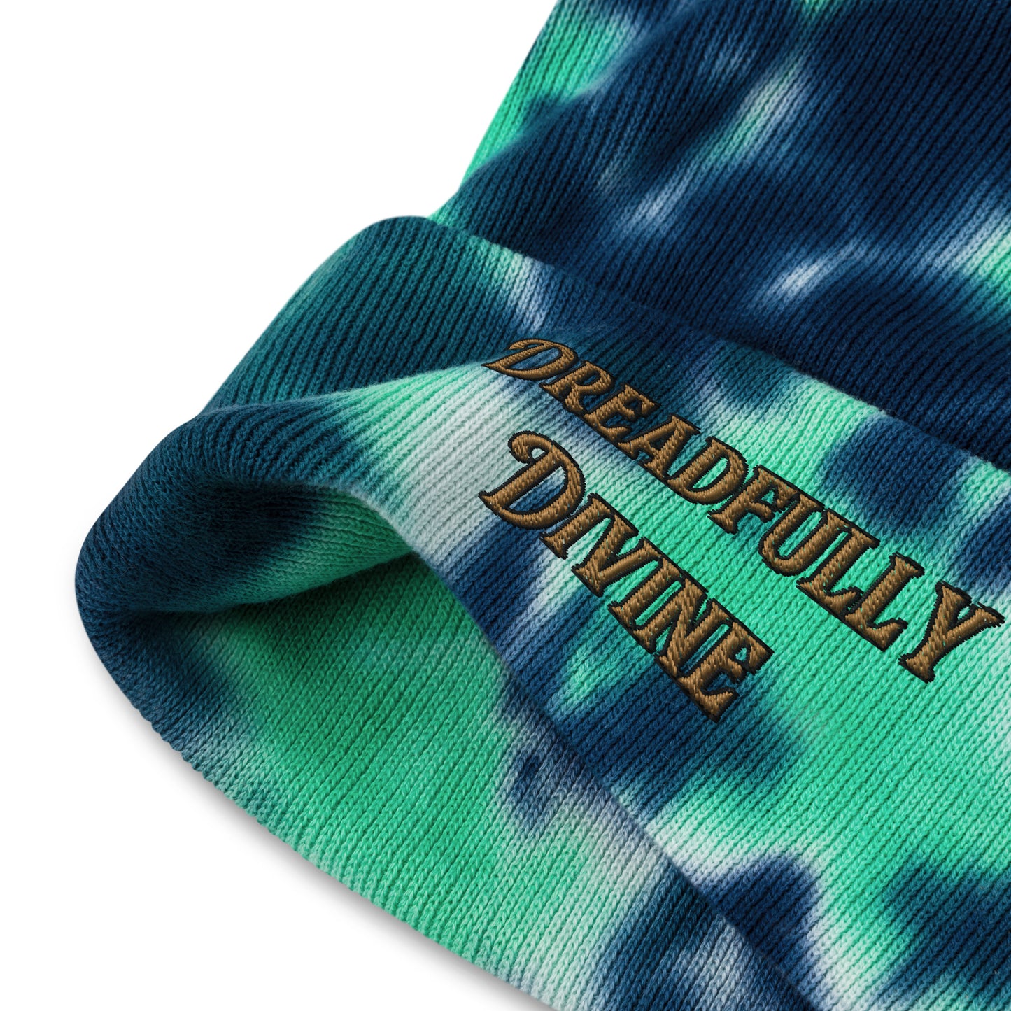DD Logo (Gold) Tie-dye Beanie