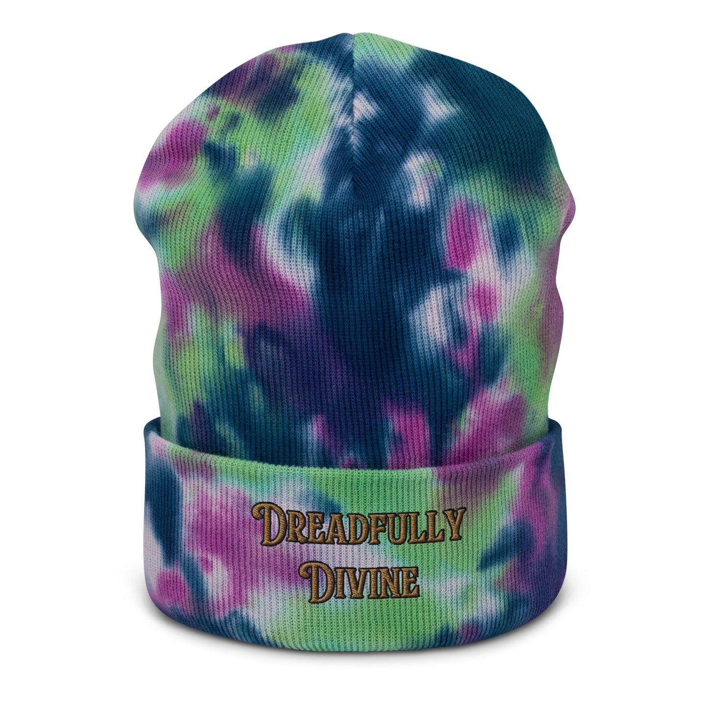 DD Logo (Gold) Tie-dye Beanie