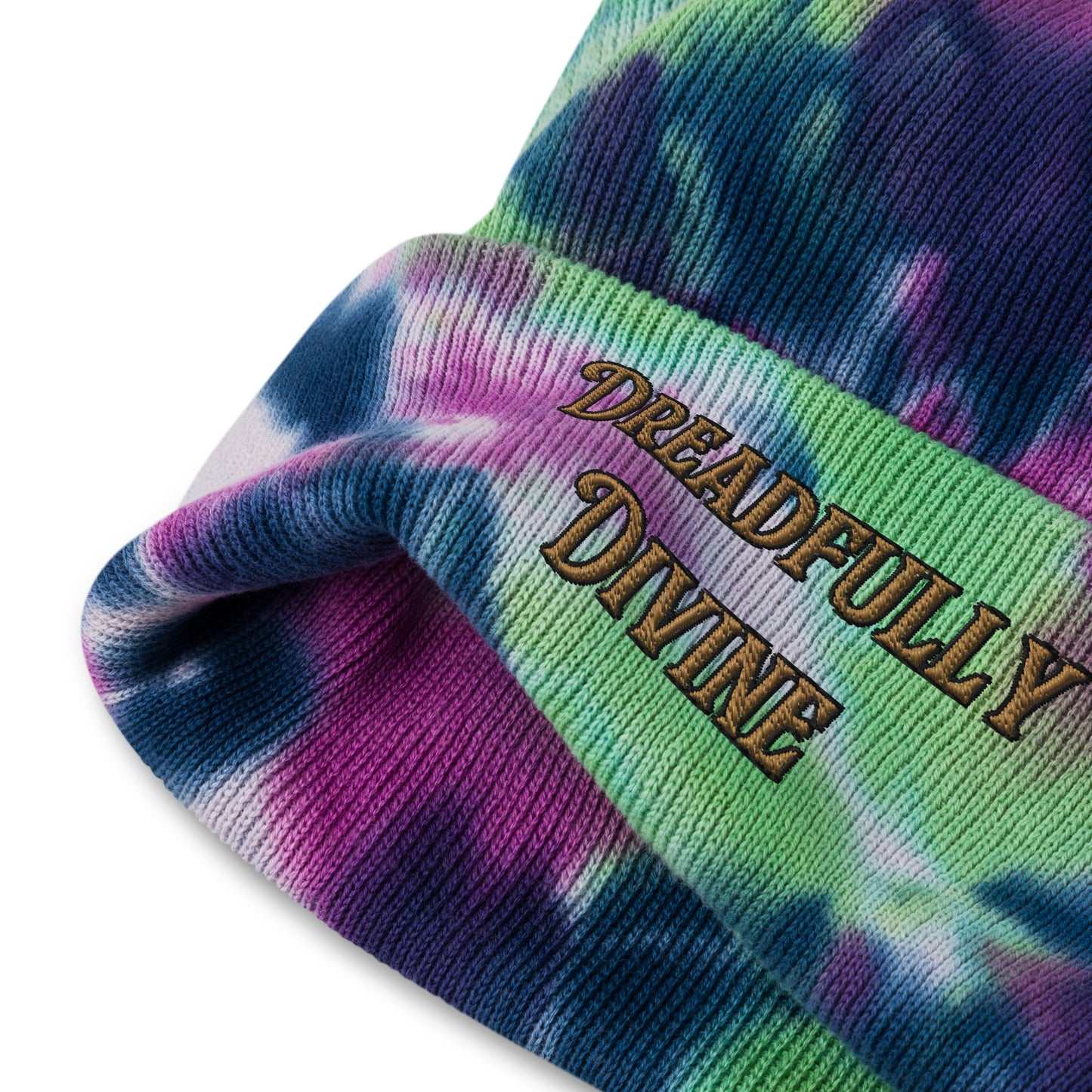 DD Logo (Gold) Tie-dye Beanie