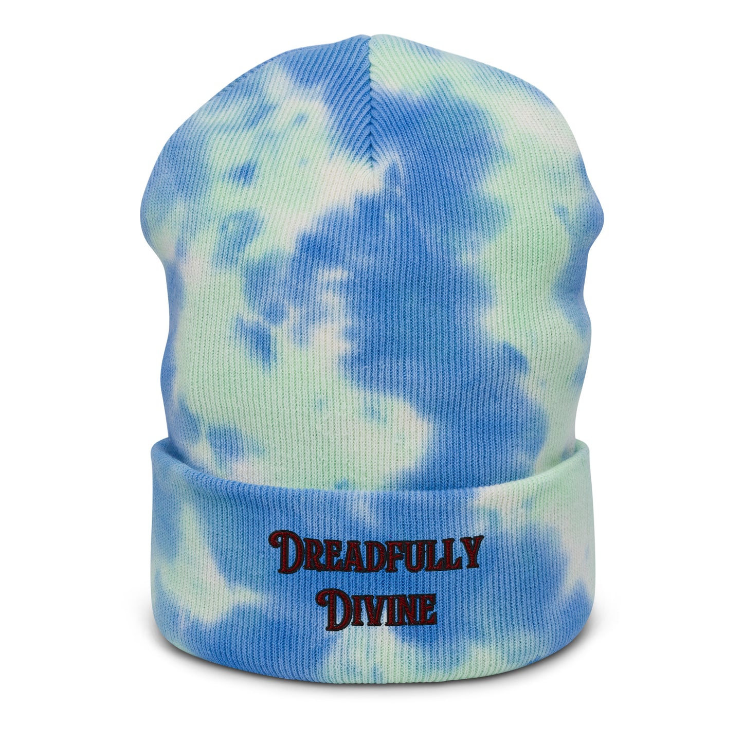 DD Logo (Maroon) Tie-dye Beanie