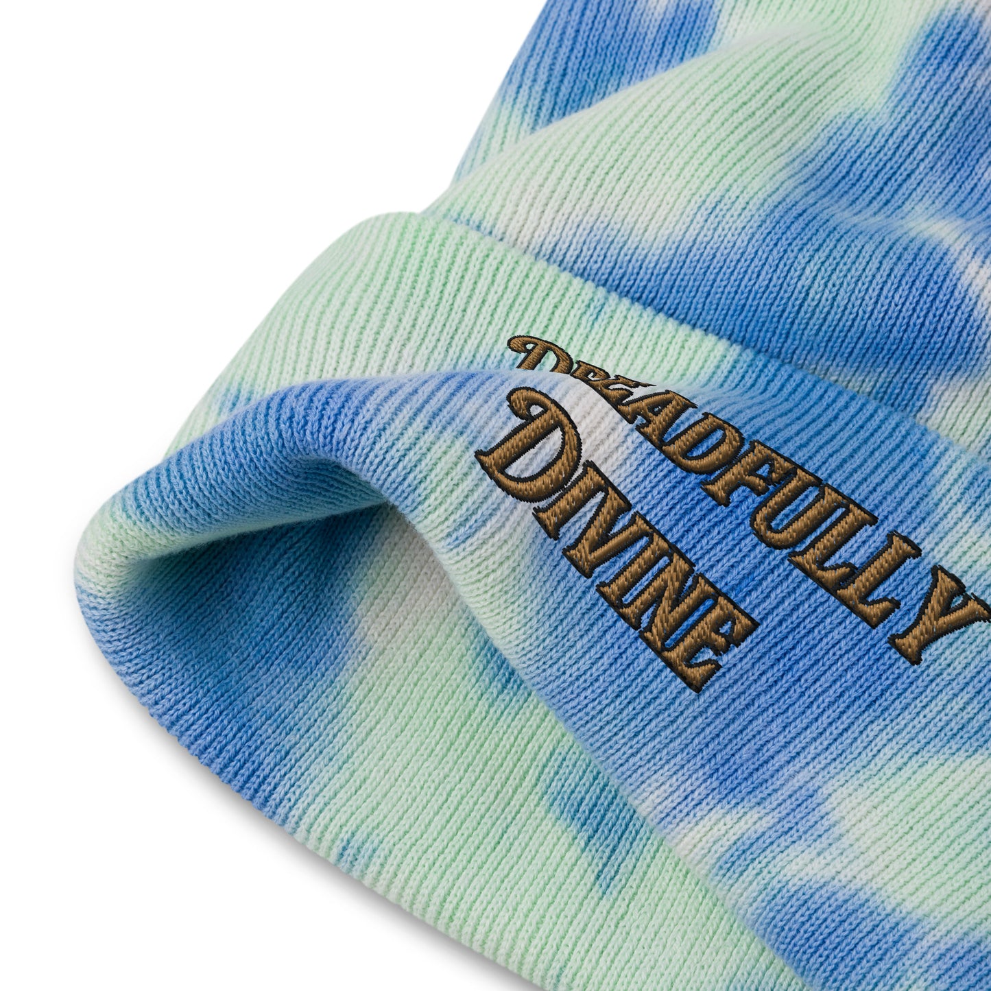 DD Logo (Gold) Tie-dye Beanie
