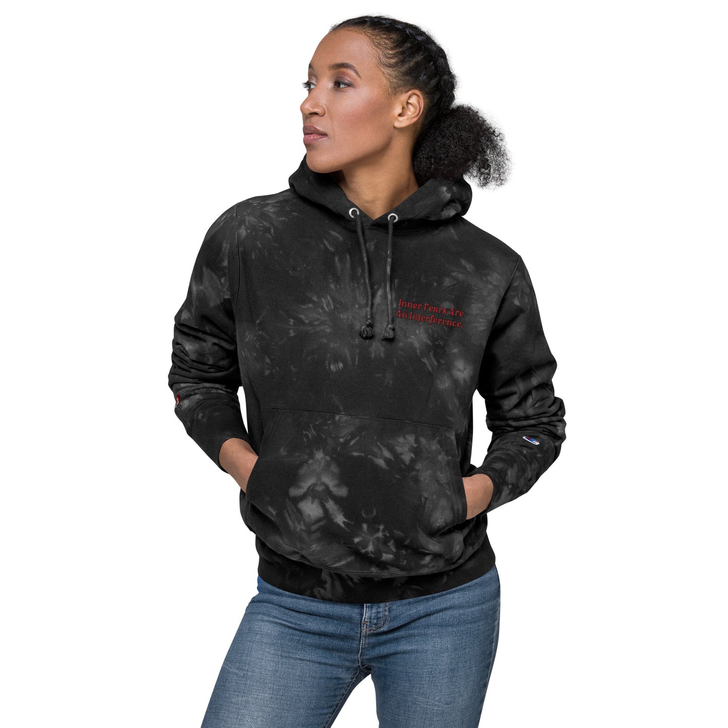 Inner Fears Unisex Champion Tie-dye Hoodie