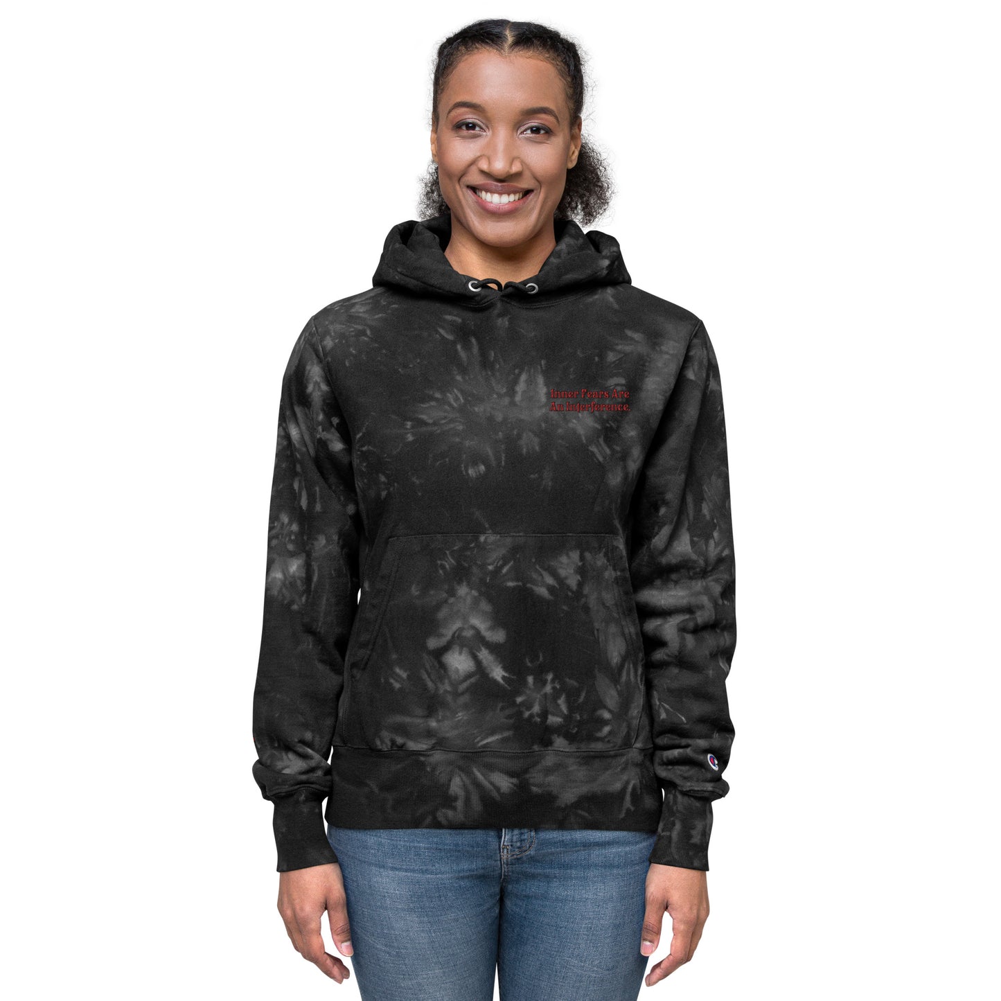 Inner Fears Unisex Champion Tie-dye Hoodie